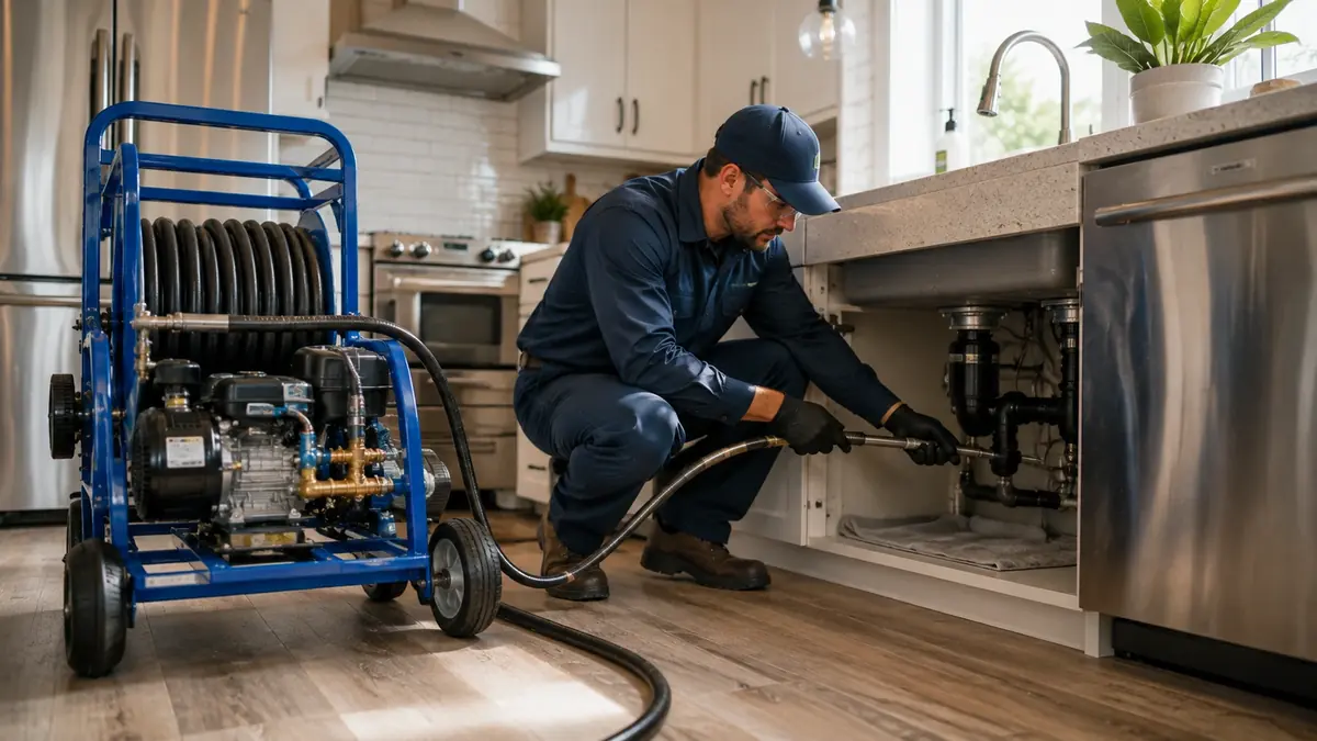Kitchen Drain Hydro Jetting in Jacumba