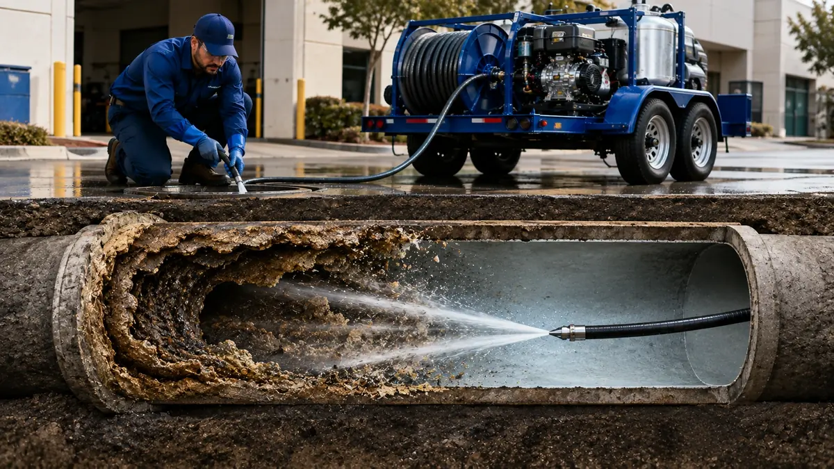 Sewer Pipe Descaling in Jacumba